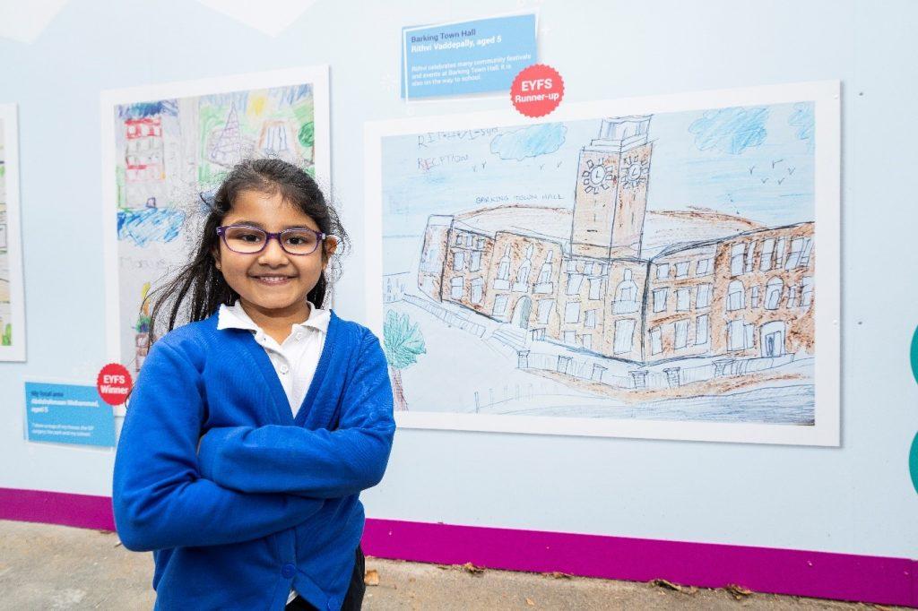 Competition winner Rithvi Reddy Vaddepally, from Gascoigne Primary School